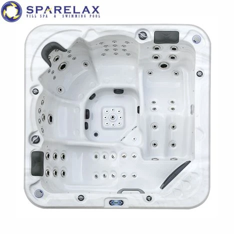 Quadratische freistehende Whirlpool-Massage 6 Personen Badewanne